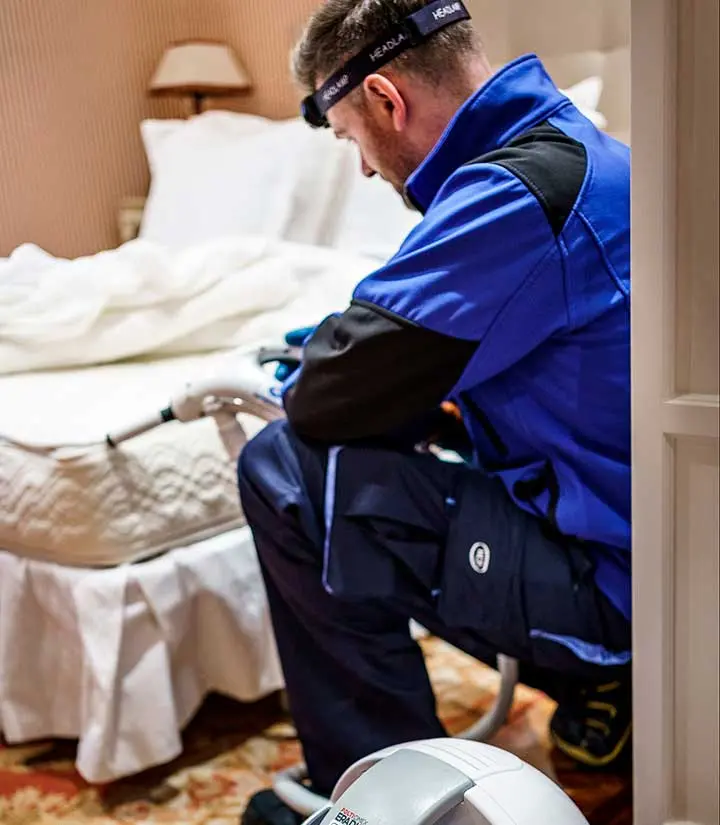 Aspiración dirigida para Eliminar las Chinches de Cama